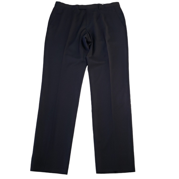 HUGO Boss Men's "Sharp US" Wool Flat Front Dress Pants, Size 34R - Picture 3 of 12
